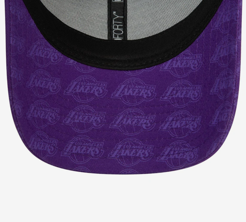 New Era Cappellino regolabile LA Lakers Team Monogram Purple 9FORTY - 60565350