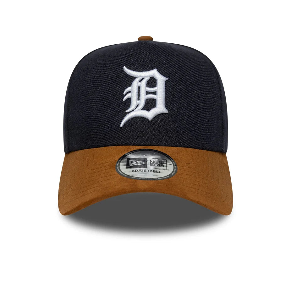 New Era 9FORTY E-Frame Detroit Tigers MLB Suede Visor - 60759010