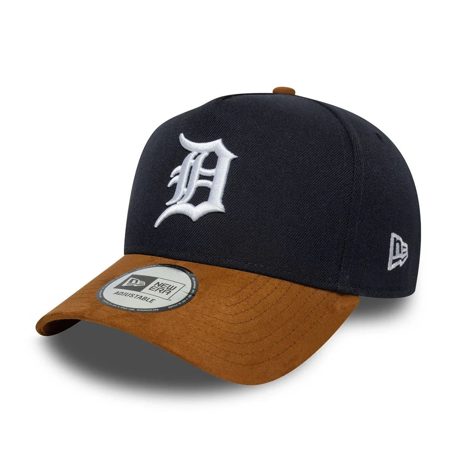 New Era 9FORTY E-Frame Detroit Tigers MLB Suede Visor - 60759010