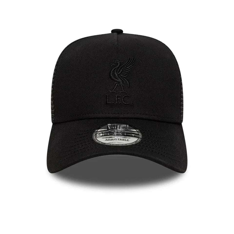 New Era 9FORTY A-FRAME Liverpool Tonal Black ® Trucker - 60793077