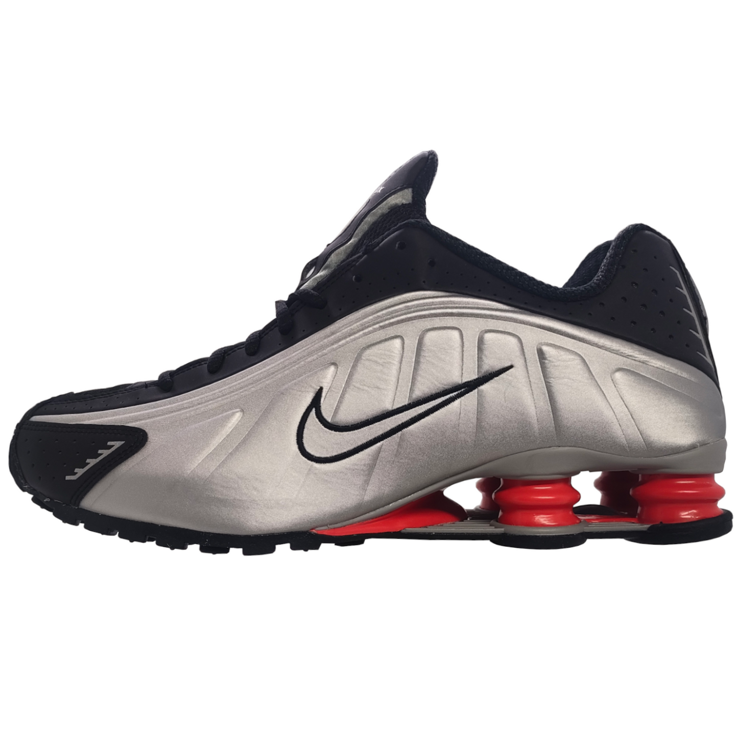 Nike Shox R4 Black and Metallic Silver - HQ1988-002