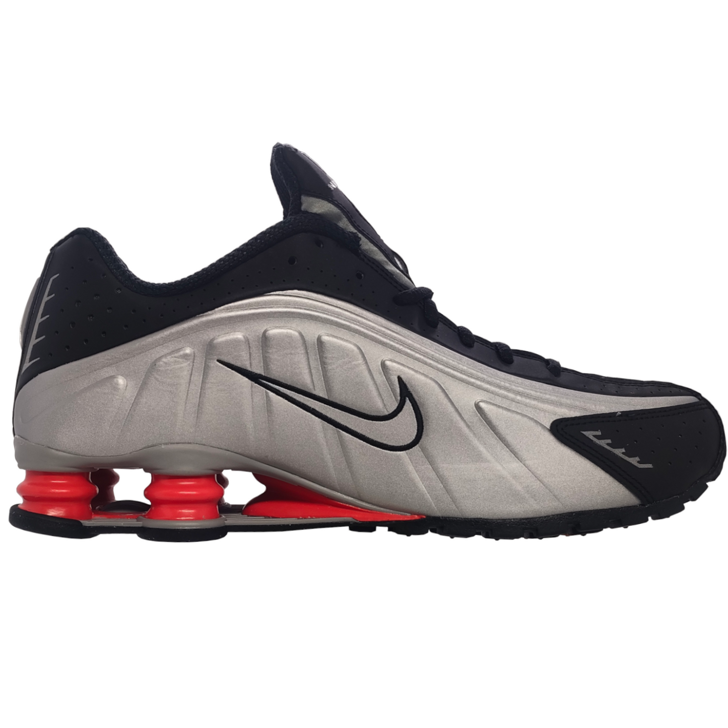 Nike Shox R4 Black and Metallic Silver - HQ1988-002