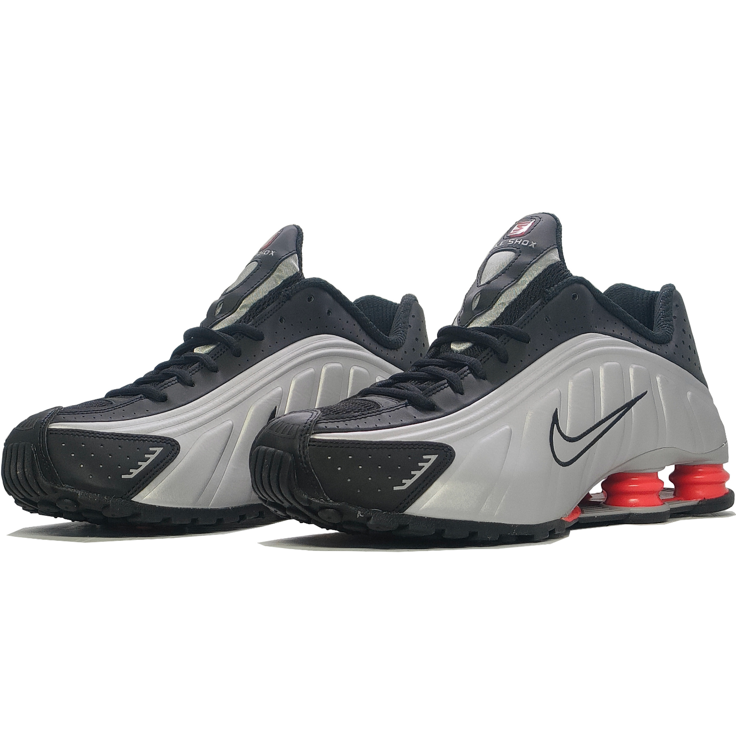 Nike Shox R4 Black and Metallic Silver - HQ1988-002