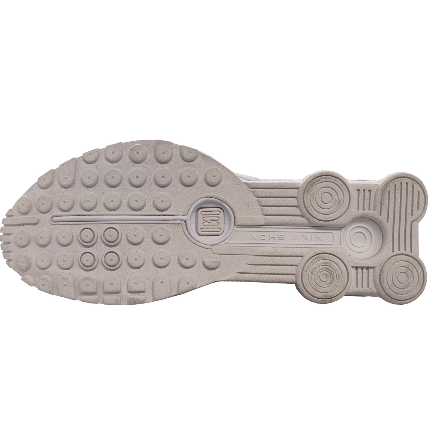 Nike Shox R4 White and Metallic Silver - HQ1988-101