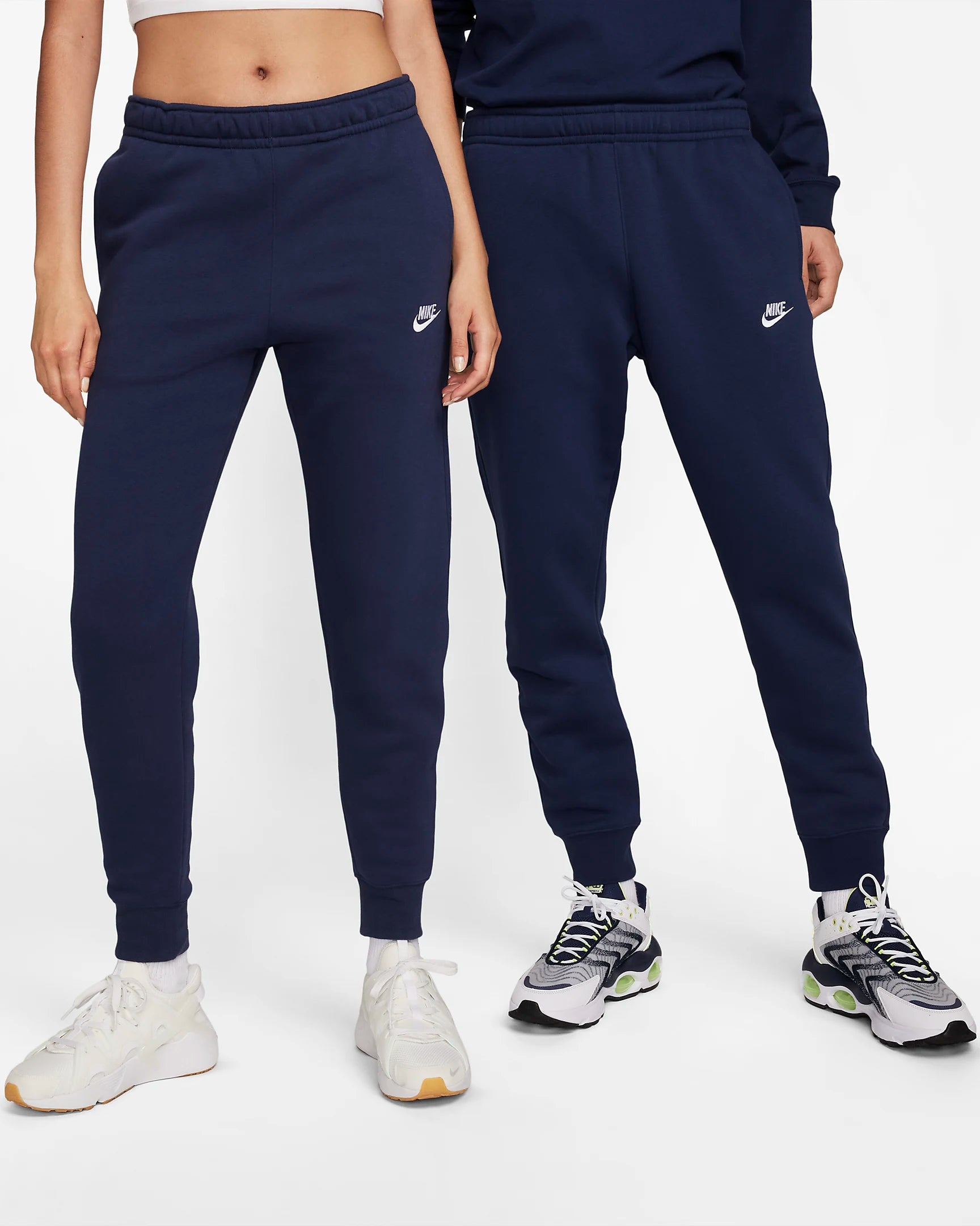 Blue nike fleece pants sales