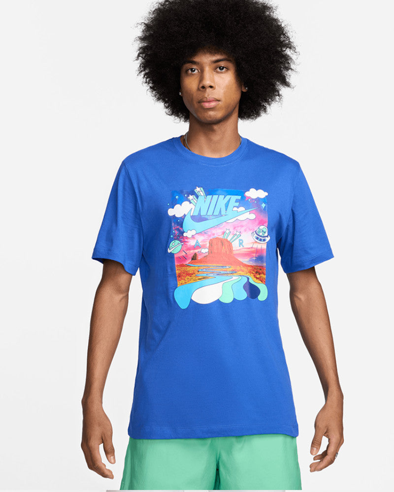 Nike Sportswear Black Light Photo Μen's T-shirt - HJ5468-480