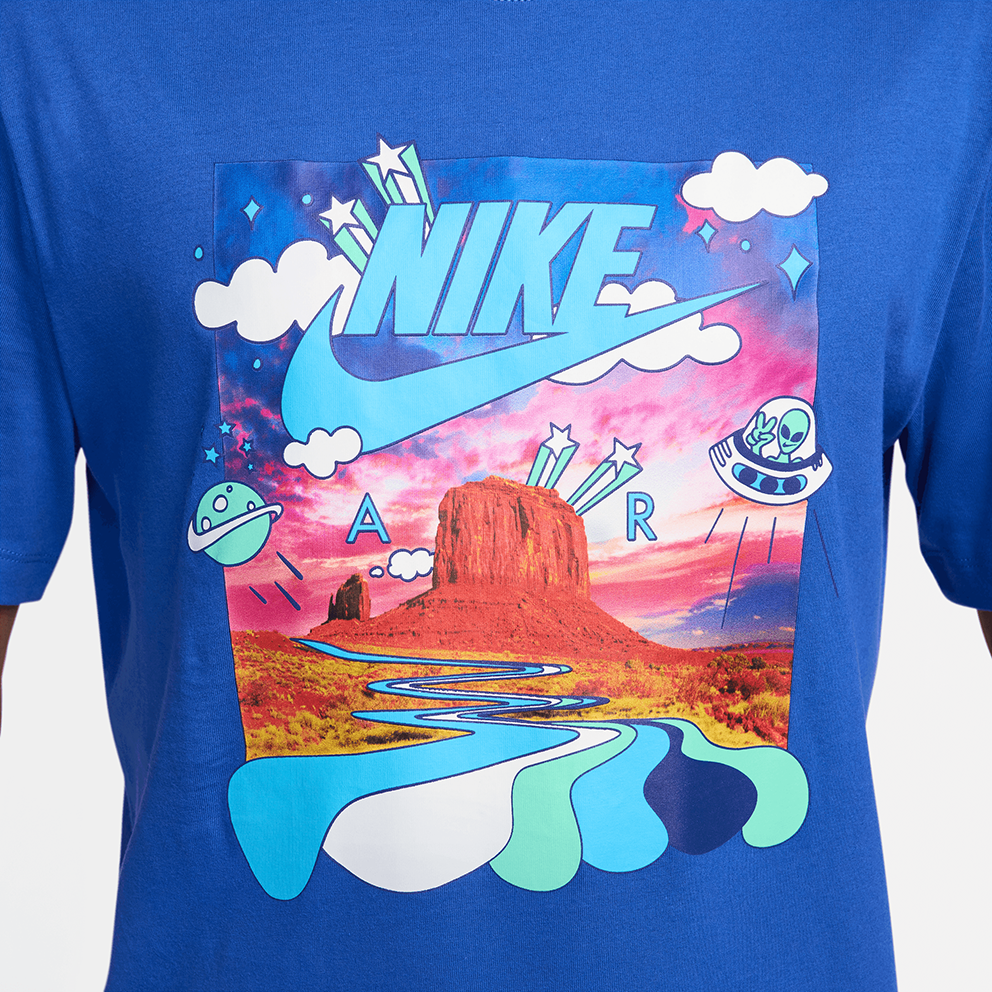 Nike Sportswear Black Light Photo Μen's T-shirt - HJ5468-480