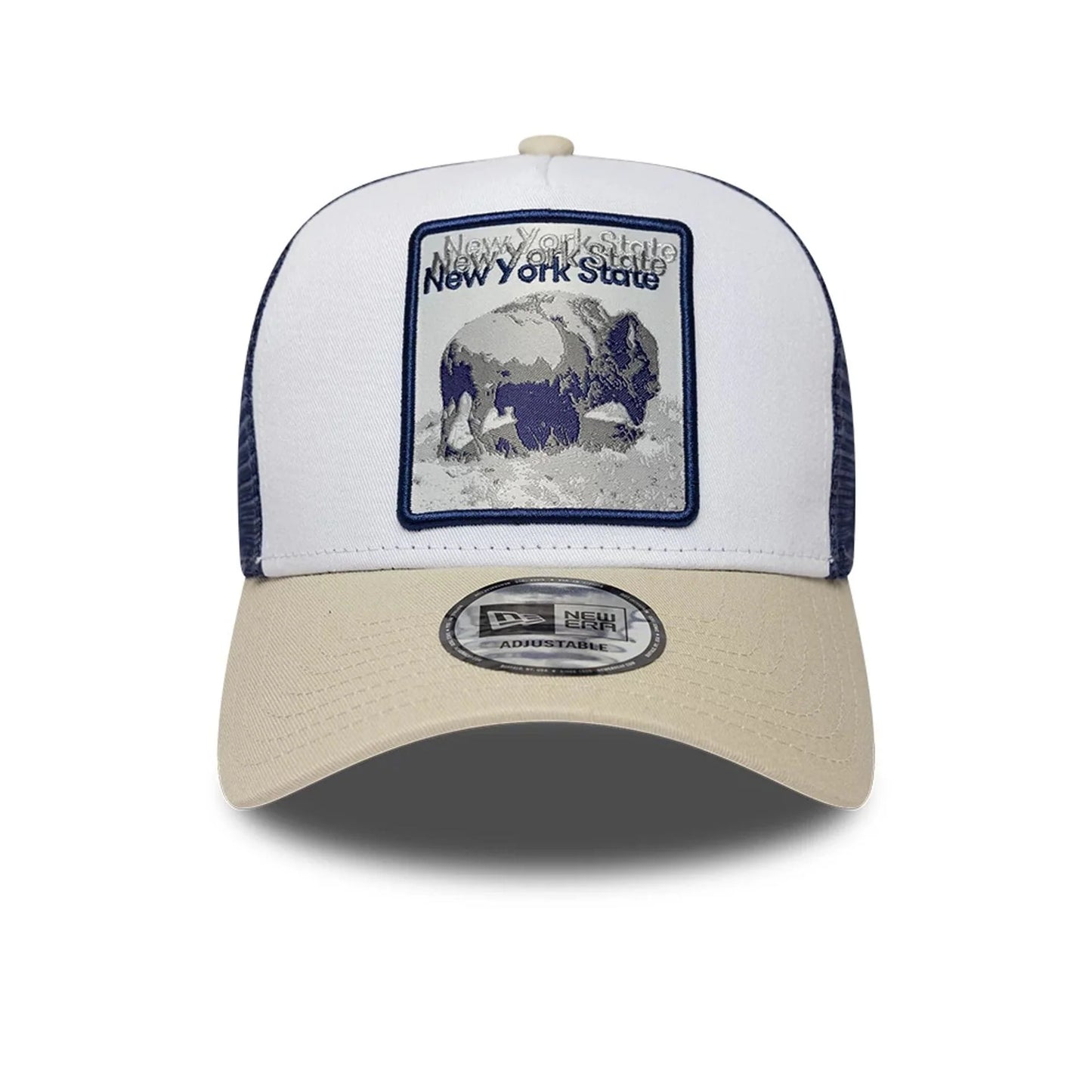 New Era 9FORTY A-Frame Trucker New York State Bison - 11973036