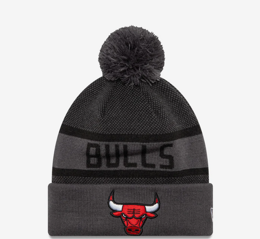 New Era Chicago Bulls Berretto lavorato a maglia Jake grigio scuro - 60565217