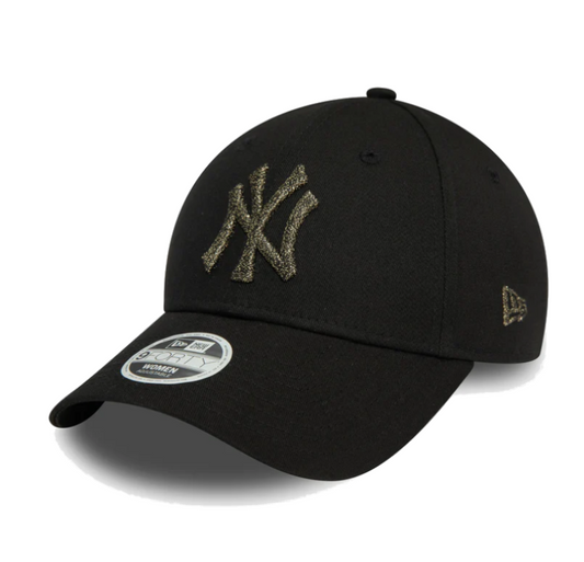 New Era NY Yankees Logo Metallico Nero 9FORTY - 60565245