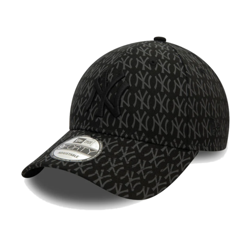 New Era New York Yankees Team Monogram Black 9FORTY - 60565357