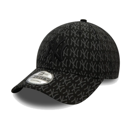 New Era New York Yankees Team Monogram Black 9FORTY - 60565357