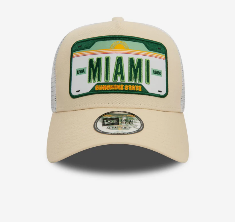 New Era 9FORTY A-Frame Trucker Miami Patch - 60565418