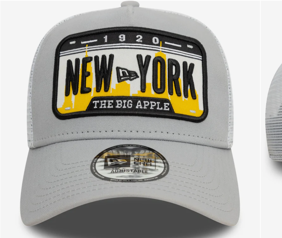 New Era 9FORTY E-Frame Trucker New York License Plate - 60565420