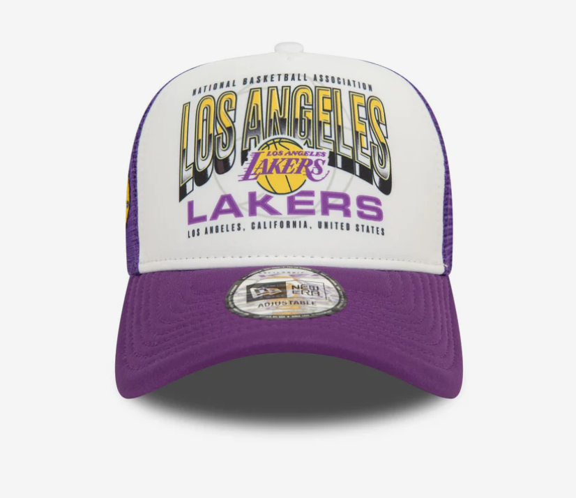 New Era LA Lakers NBA Team 9FORTY E-Frame Trucker - 60565422