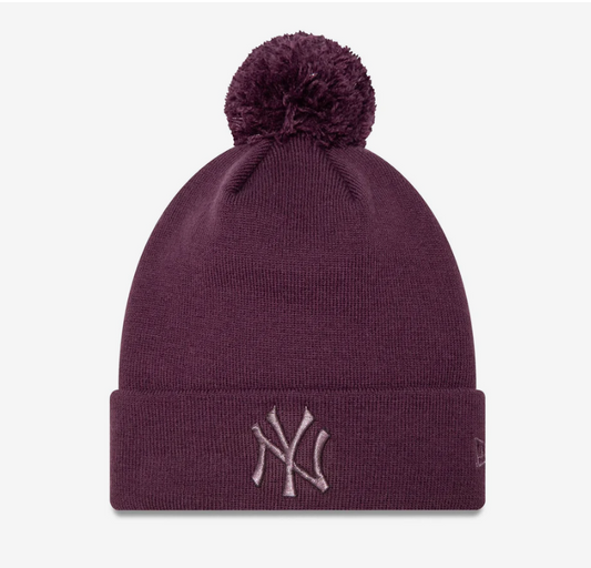 New Era NY Yankees Cappello da donna in maglia con pompon viola - 60580769