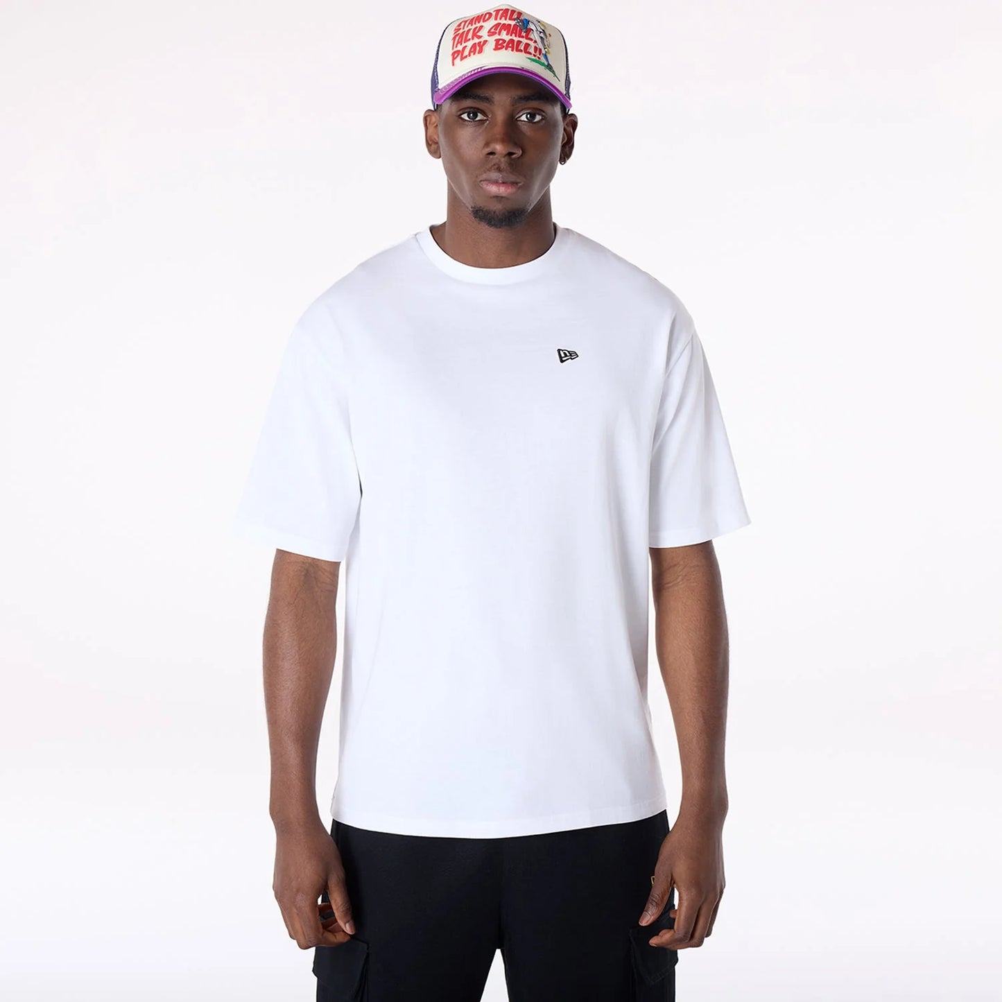 New Era New Era Baseball Graphic White Oversized T-Shirt - 60596307
