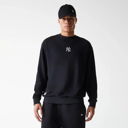 New Era Felpa Girocollo Oversized New York Yankees MLB League Essential Midi - 60675776