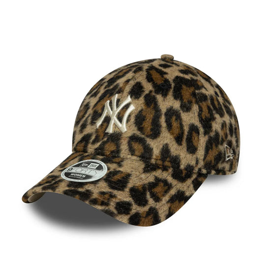 New Era 9FORTY LA Dodgers MLB Cosy Animal Grey Leopard Donna - 60691302