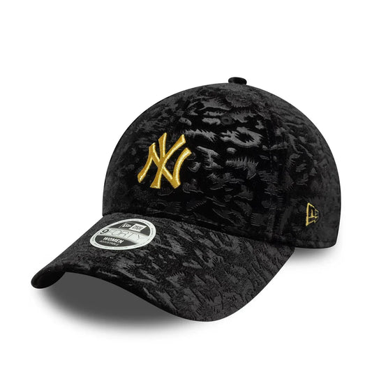 New Era 9FORTY New York Yankees MLB Leo Velluto Nero Donna - 60758950