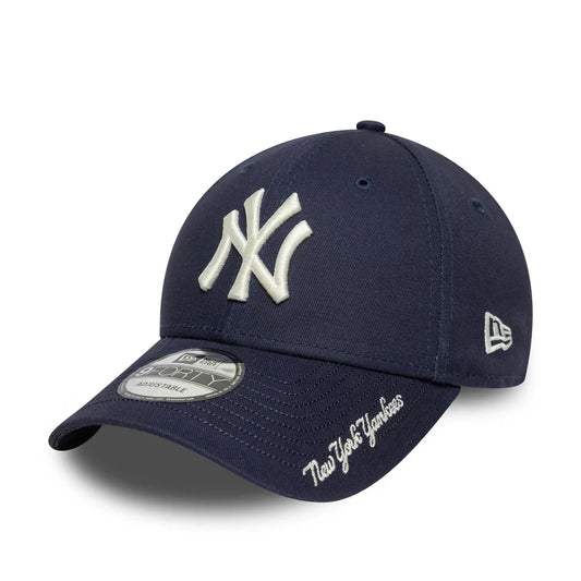 New Era 9FORTY New York Yankees MLB Visor Script - 60758996