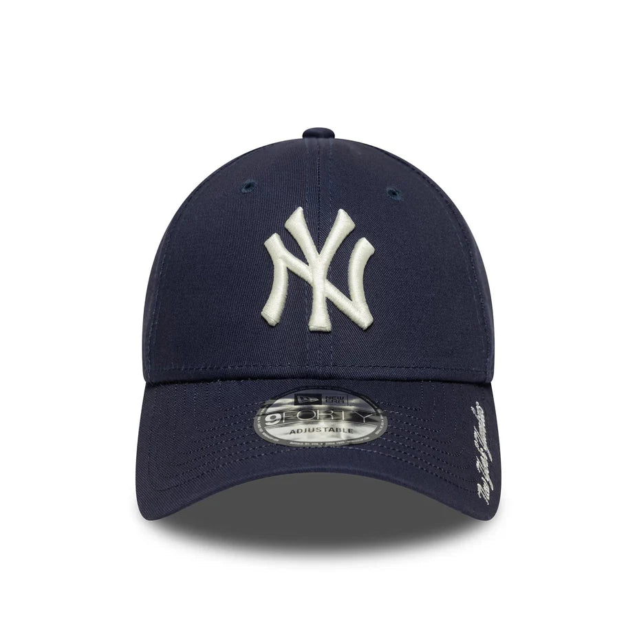 New Era 9FORTY New York Yankees MLB Visor Script - 60758996