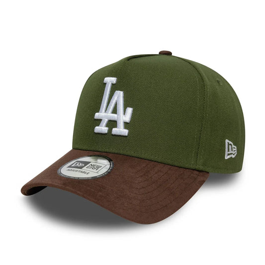 New Era 9FORTY E-Frame LA Dodgers MLB Suede Visor - 60759009