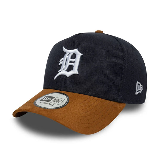New Era 9FORTY E-Frame Detroit Tigers MLB Suede Visor - 60759010