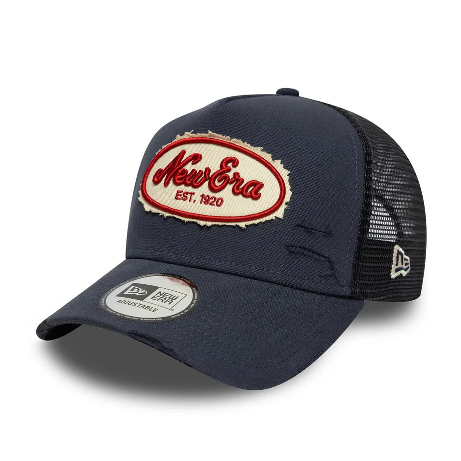New Era 9FORTY A-Frame Trucker New Era Canvas Distressed - 60771801
