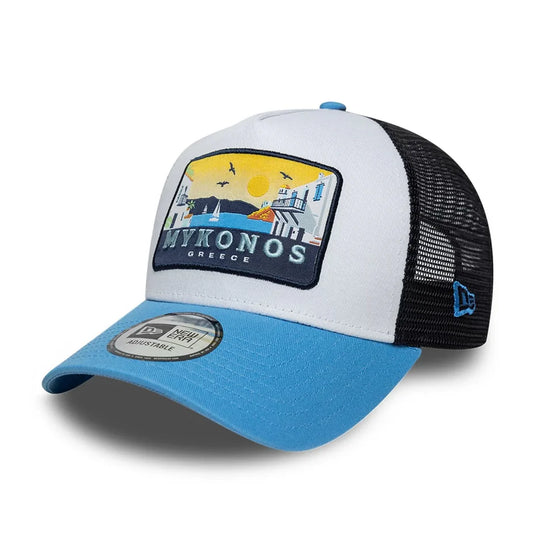 New Era 9FORTY A-Frame Trucker New Era Location Mykonos - 60856283