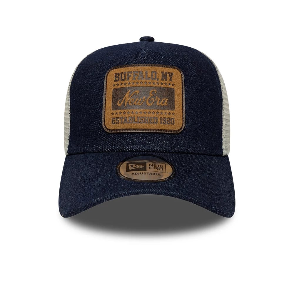 New Era 9FORTY A-Frame Trucker New Era Patch Denim - 60915859