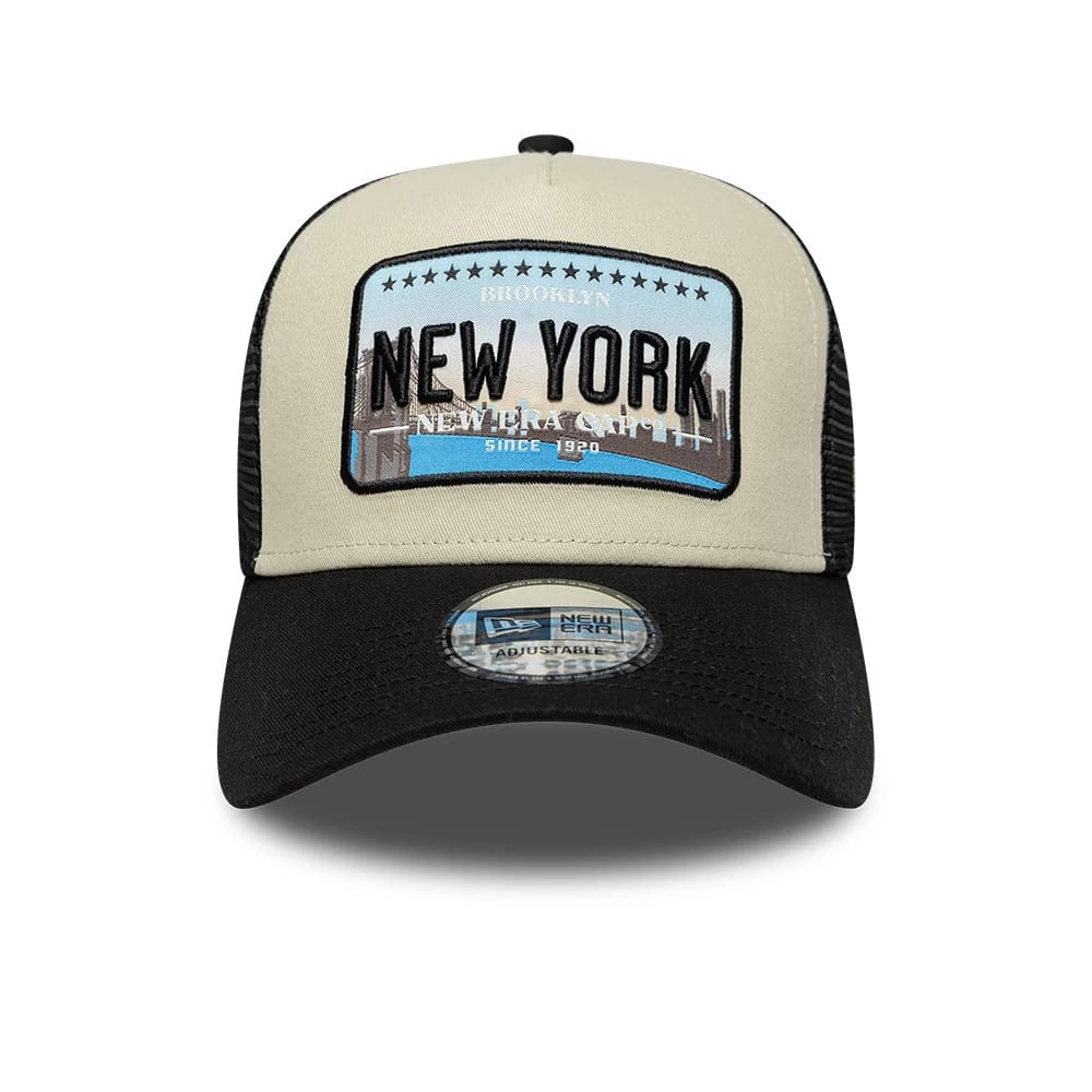 New Era 9FORTY A-Frame Trucker New Era New York Licence Plate - 60915918