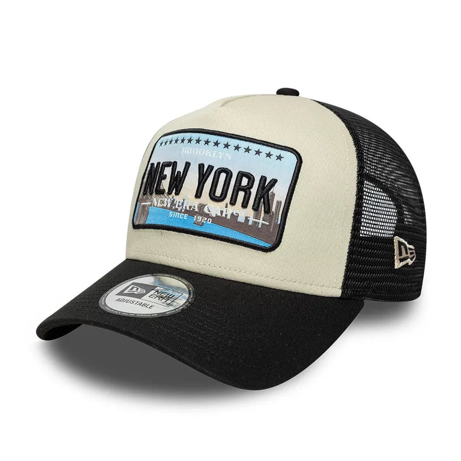 New Era 9FORTY A-Frame Trucker New Era New York Licence Plate - 60915918