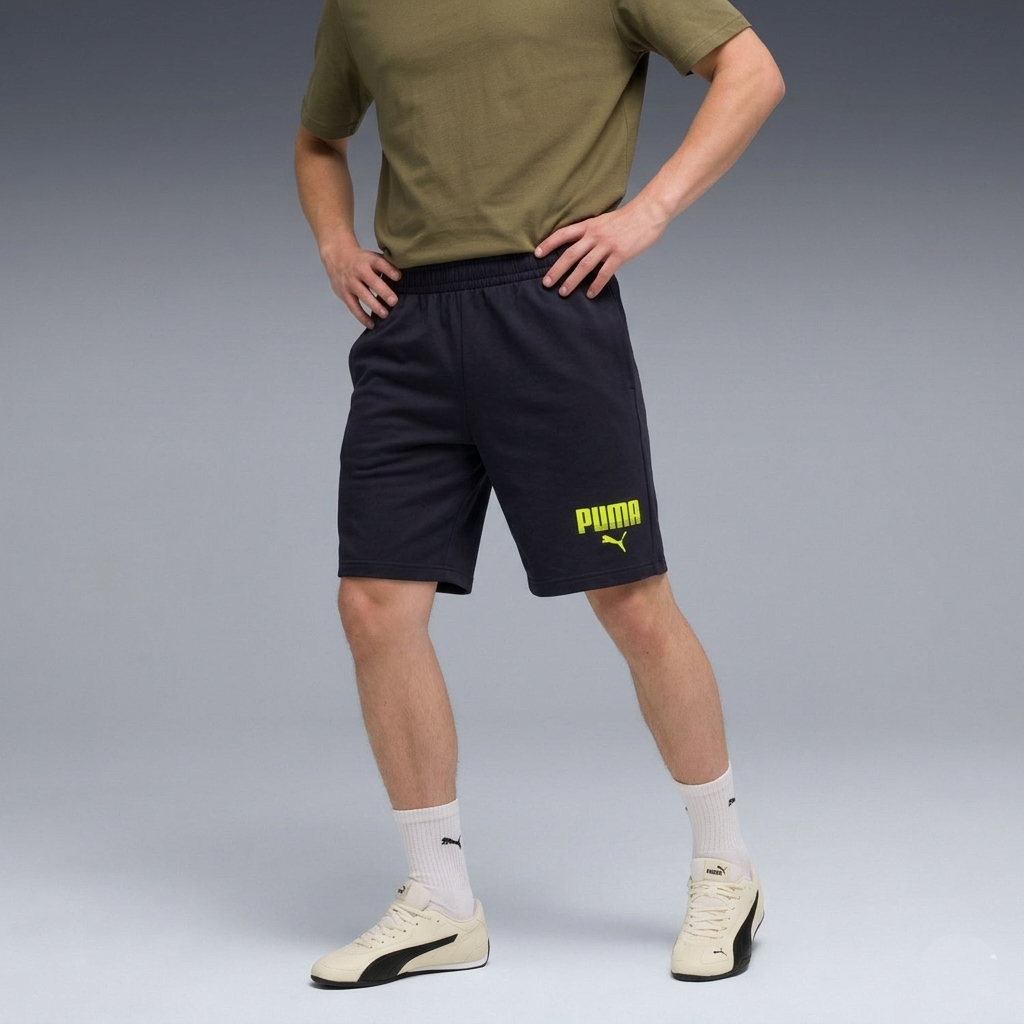 Puma Ess Graphic Jersey Shorts - 694943-16