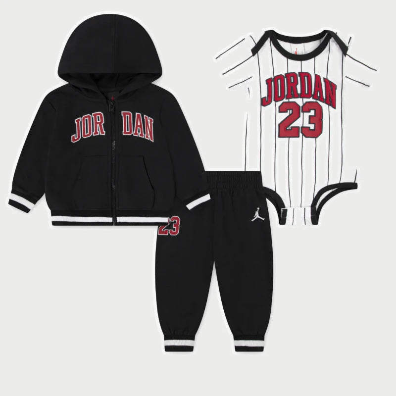 Nike Baby 23 Jersey 3-Piece Full-Zip Hoodie Set - 65F182-023