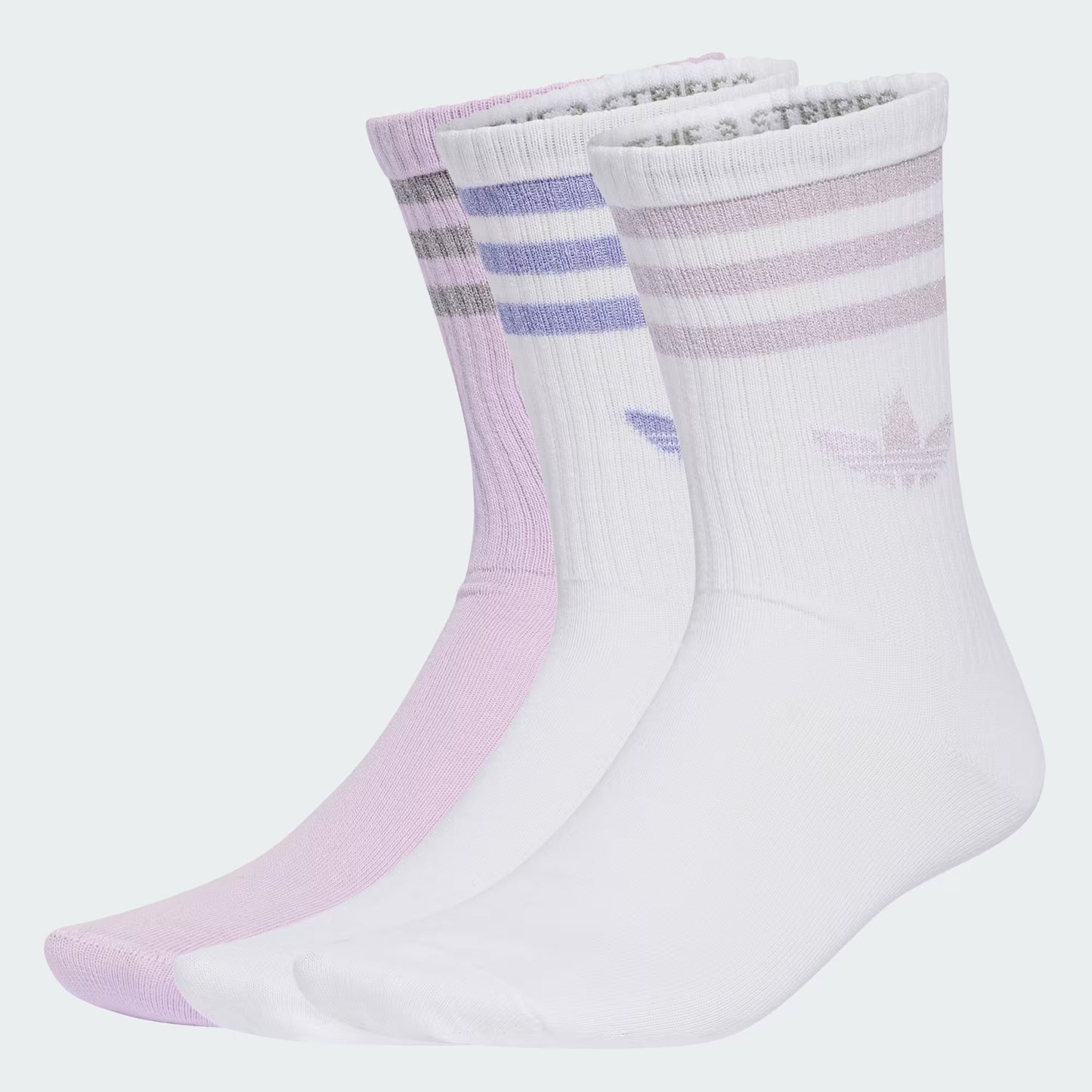 Adidas 3 Pairs 3-Stripes Glitter - KR4217