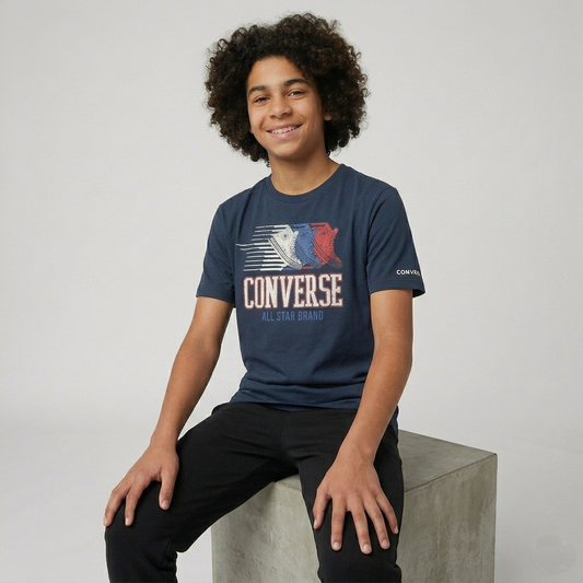 Converse Red, White, and Chucks T-Shirt - 9CJ634-BFK