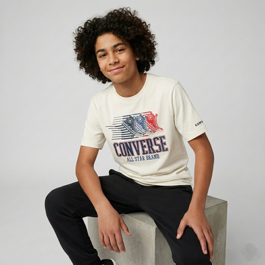 Converse Red, White, and Chucks T-Shirt - 9CJ634-W2Y