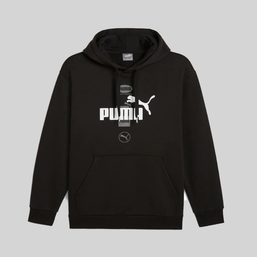 Puma Power Graphic H Black Fleece - 681741-01