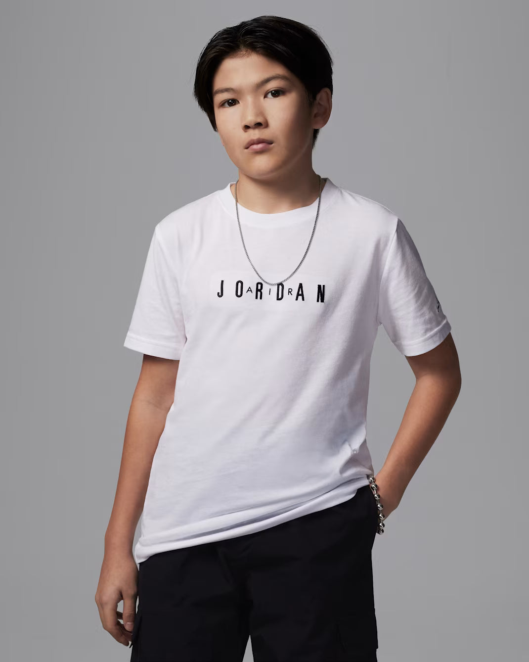 Nike Jordan Big Kids' Embroidered Logo T-Shirt - 95D634-001