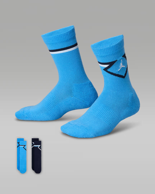 Nike Jordan Big Kids' Diamond High Crew Socks - BJ0099-B9F