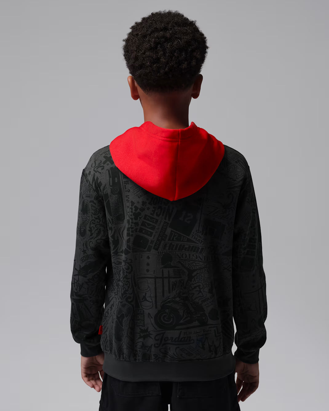 Nike Jordan Big Kid's Brooklyn Printed Fleece - 95G185-G9Q