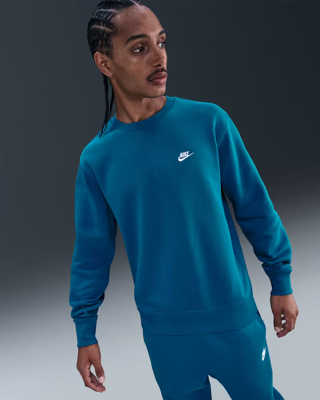 Nike Club Men's Fleece Crew - FN3886-301