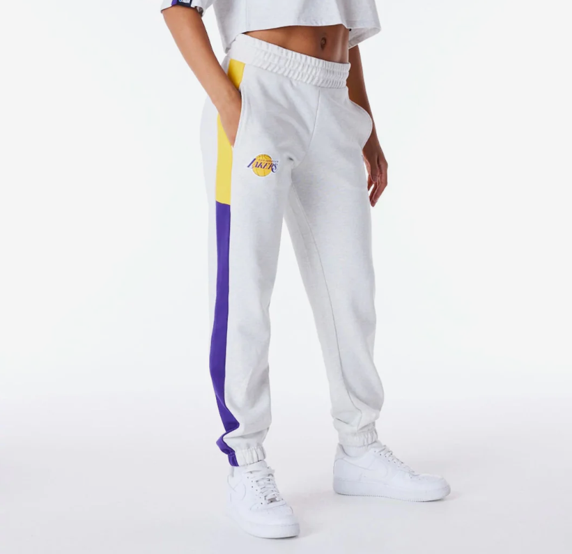 New Era LA Lakers NBA Colour Block Joggers - 60564968