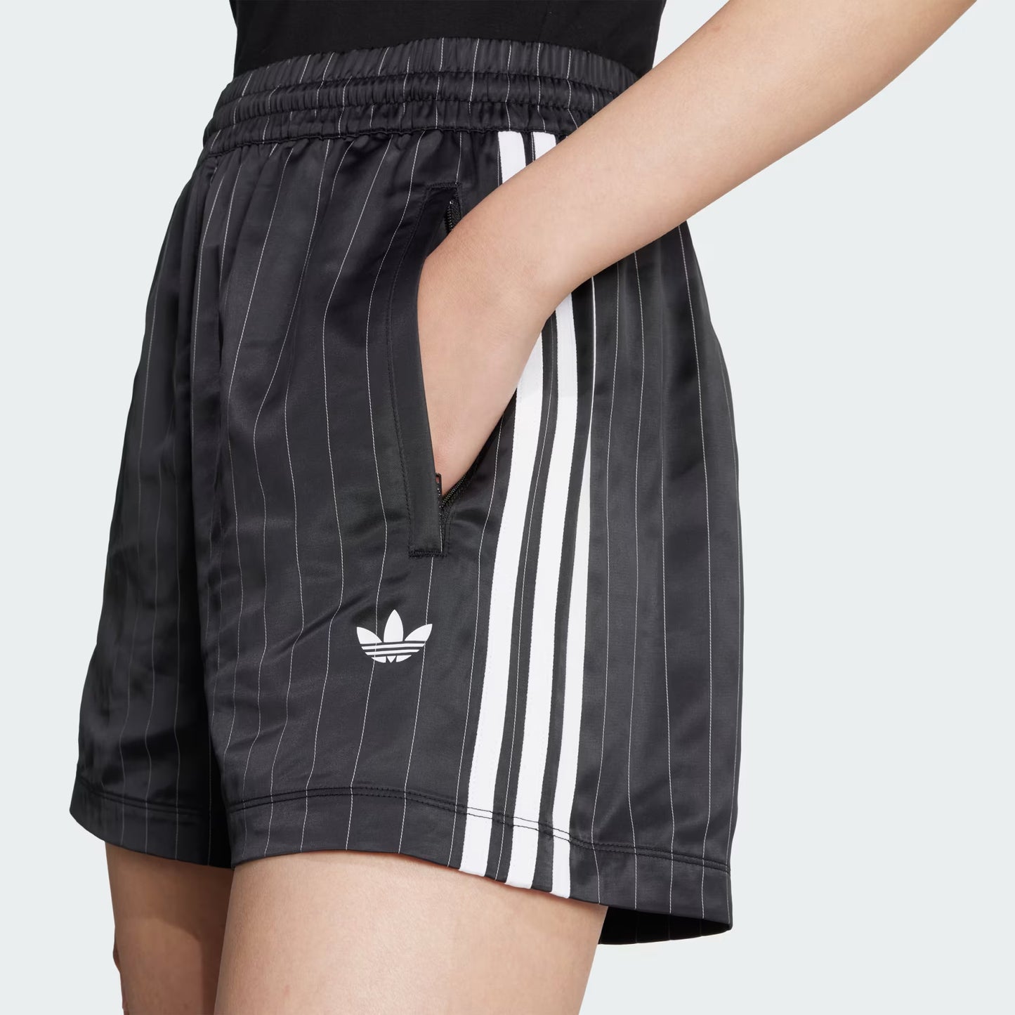 Adidas Originals Pin-stripes Satin Shorts - KY2283