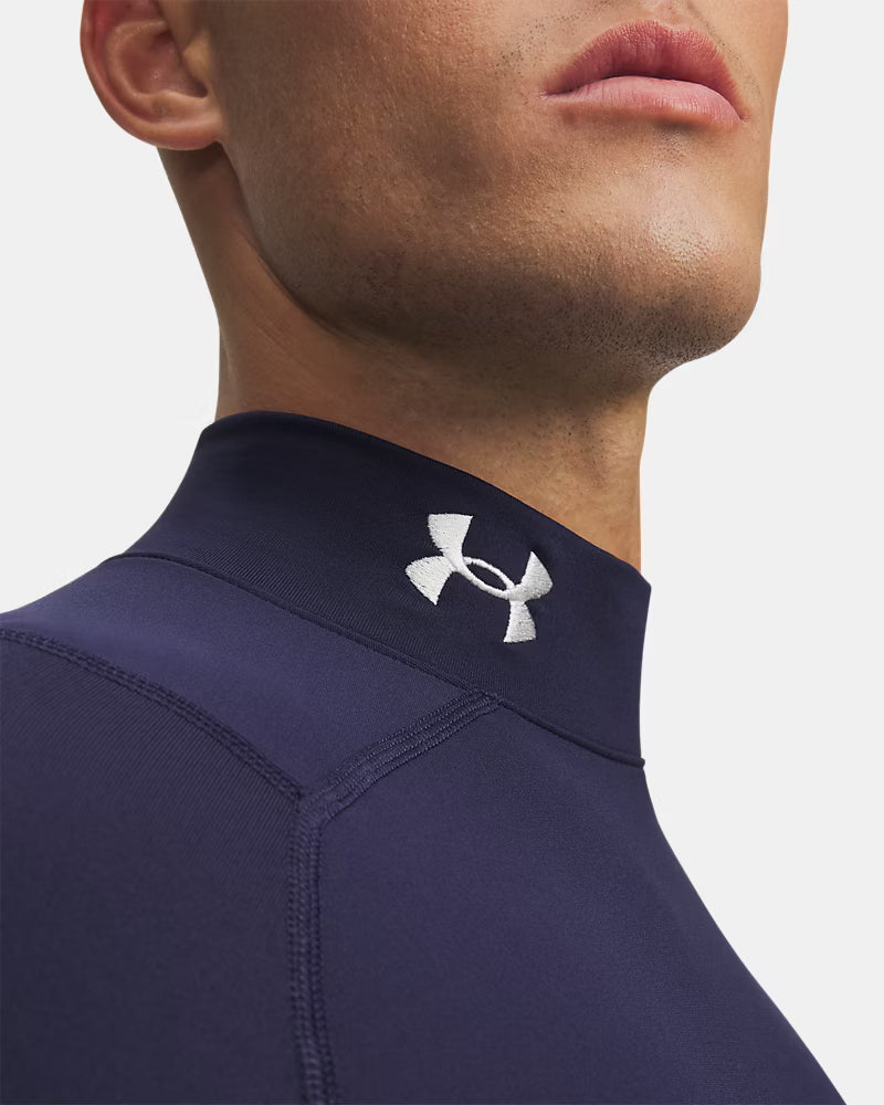 Under Armour ColdGear® Maglia a maniche lunghe Compression Mock - 1366072-410