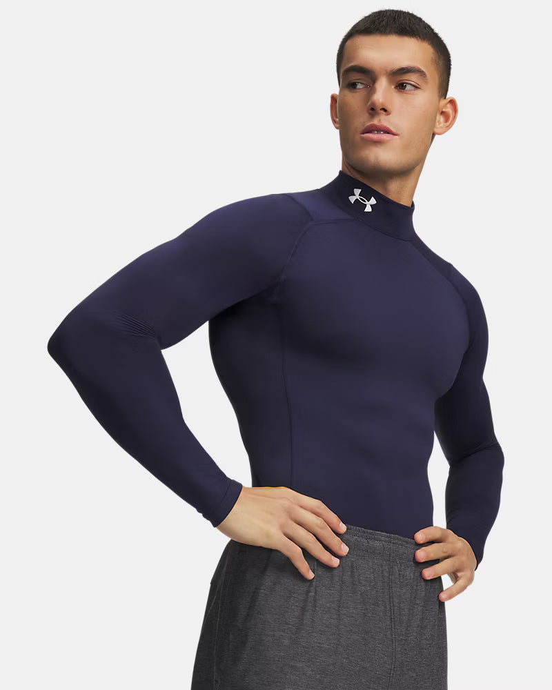 Under Armour ColdGear® Maglia a maniche lunghe Compression Mock - 1366072-410