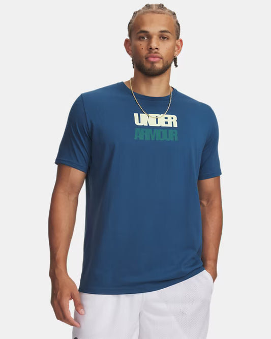 Under Armour Block Logo Men's Short Sleeve - 6009250-498
