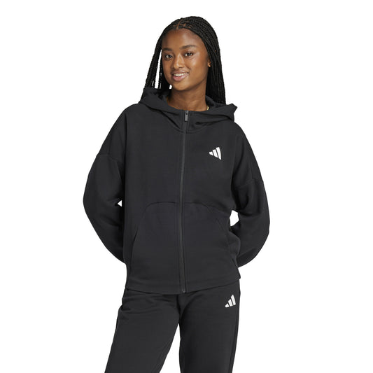 Adidas Future Icons Small Logo Hooded Fleece - JE3989