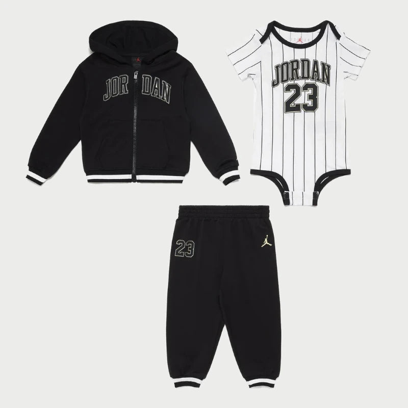 Nike Baby 23 Jersey 3-Piece Full-Zip Hoodie Set - 65F182-K5X